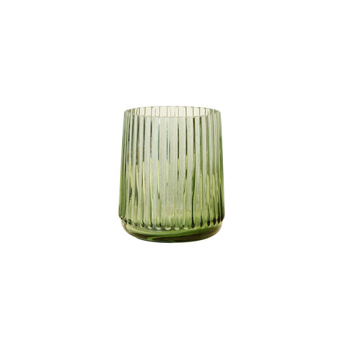 HK Living Vase en Verre Vert Small