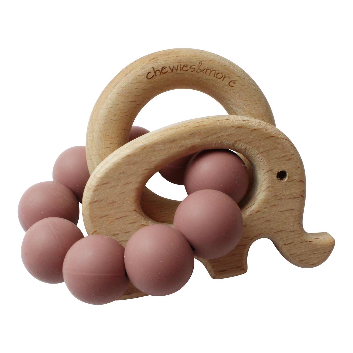Hochet de Dentition Eléphant - Blush Chewies & More
