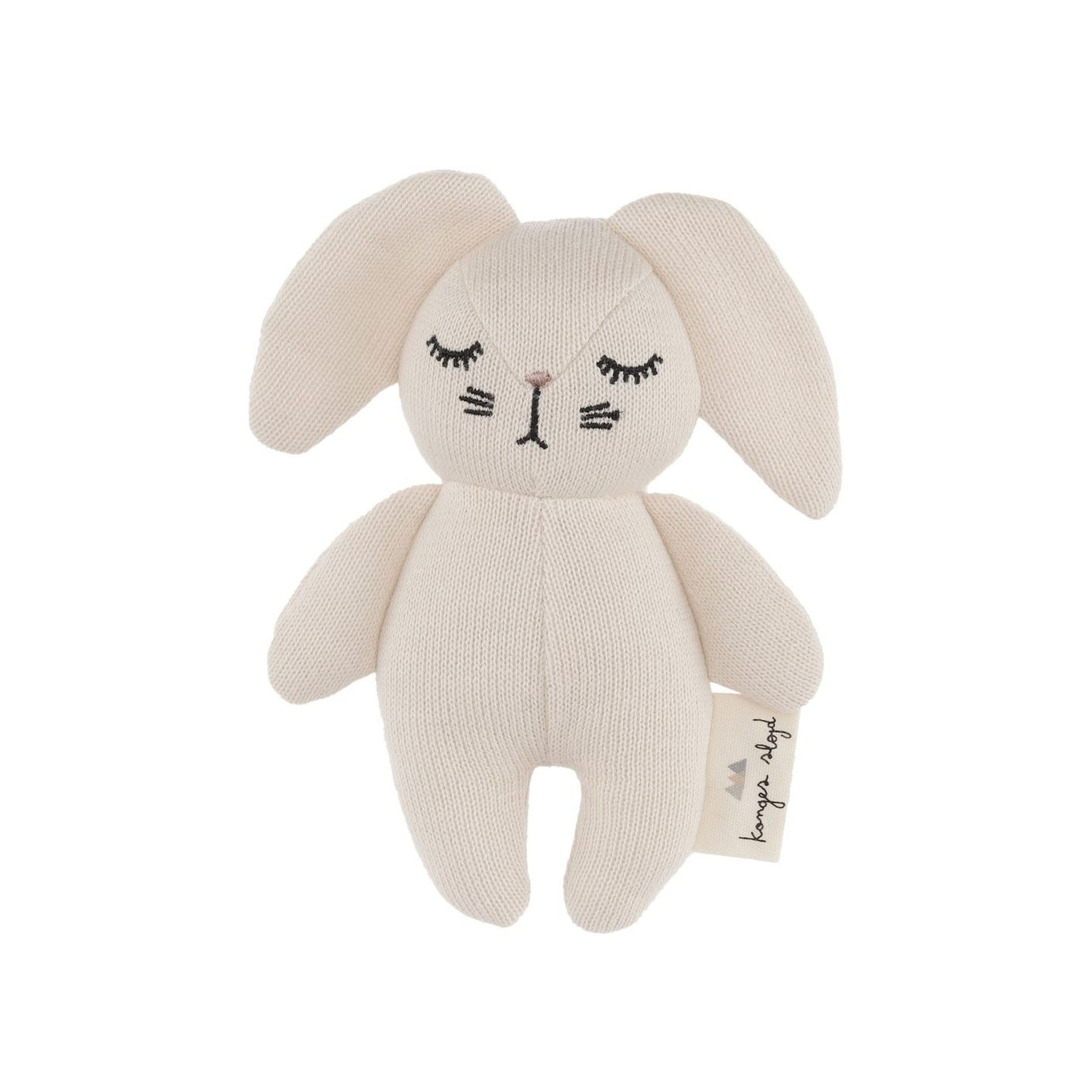 Hochet Mini Lapin en Coton Bio Konges Slojd