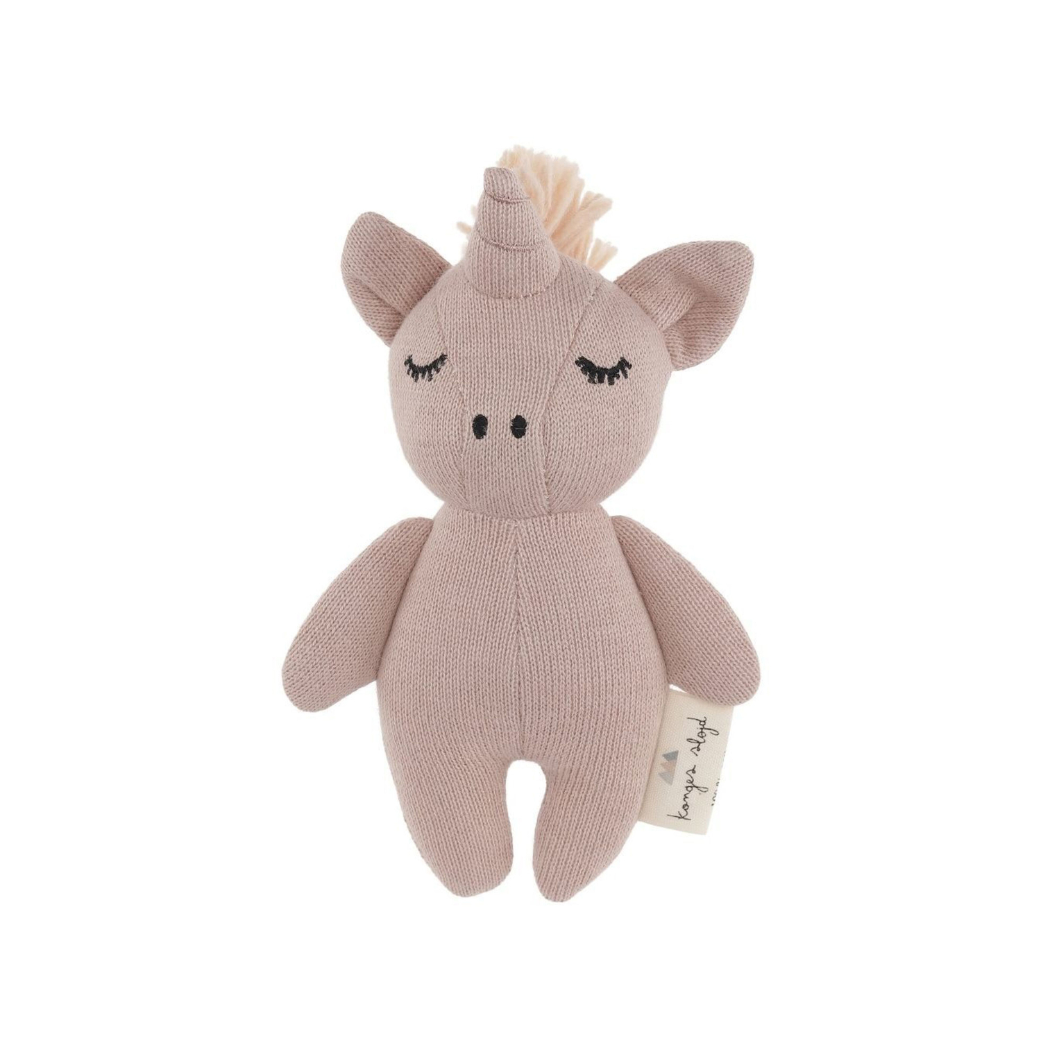 Hochet Mini Licorne en Coton Bio Konges Slojd