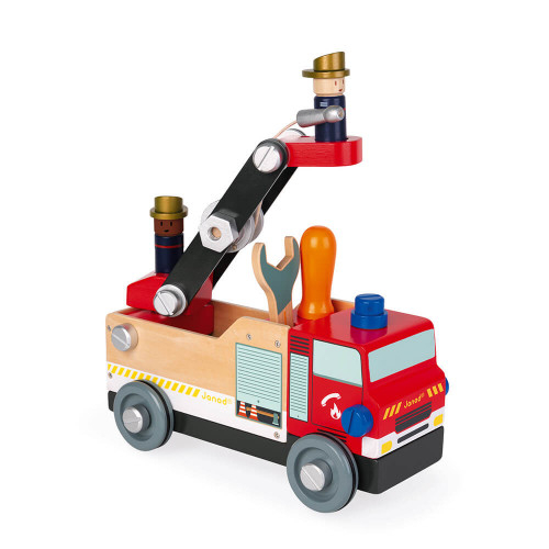 Janod Camion de Pompiers Brico'Kids