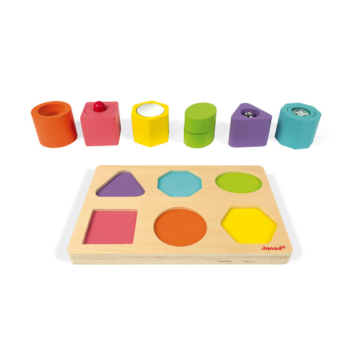Janod Puzzle 6 Cubes Sensoriels