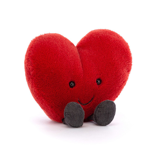 Jellycat Peluche Amuseable Coeur Rouge Small