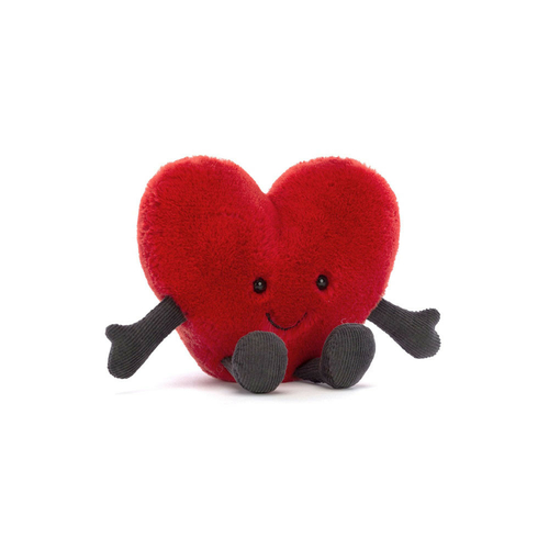 Jellycat Peluche Amuseable Cœur Rouge Little
