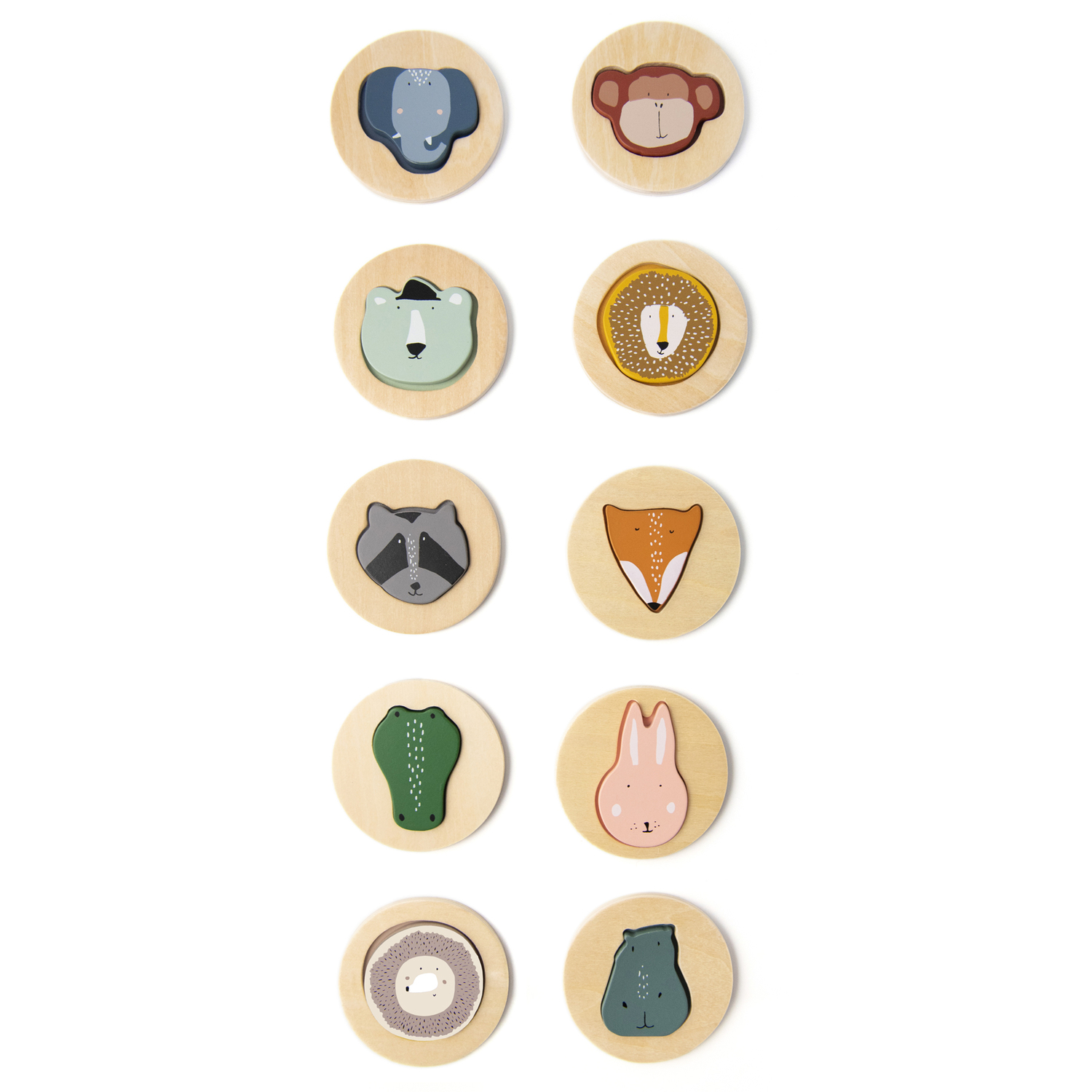 Jeu d'associations en bois Trixie
