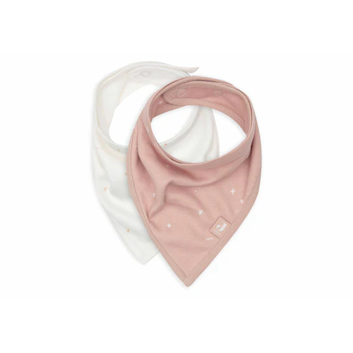 Jollein Lot de 2 bavoirs bandanas Wild Rose