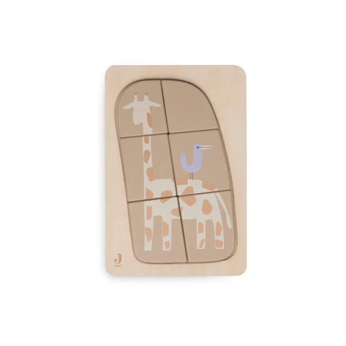 Jollein Puzzle en bois Girafe