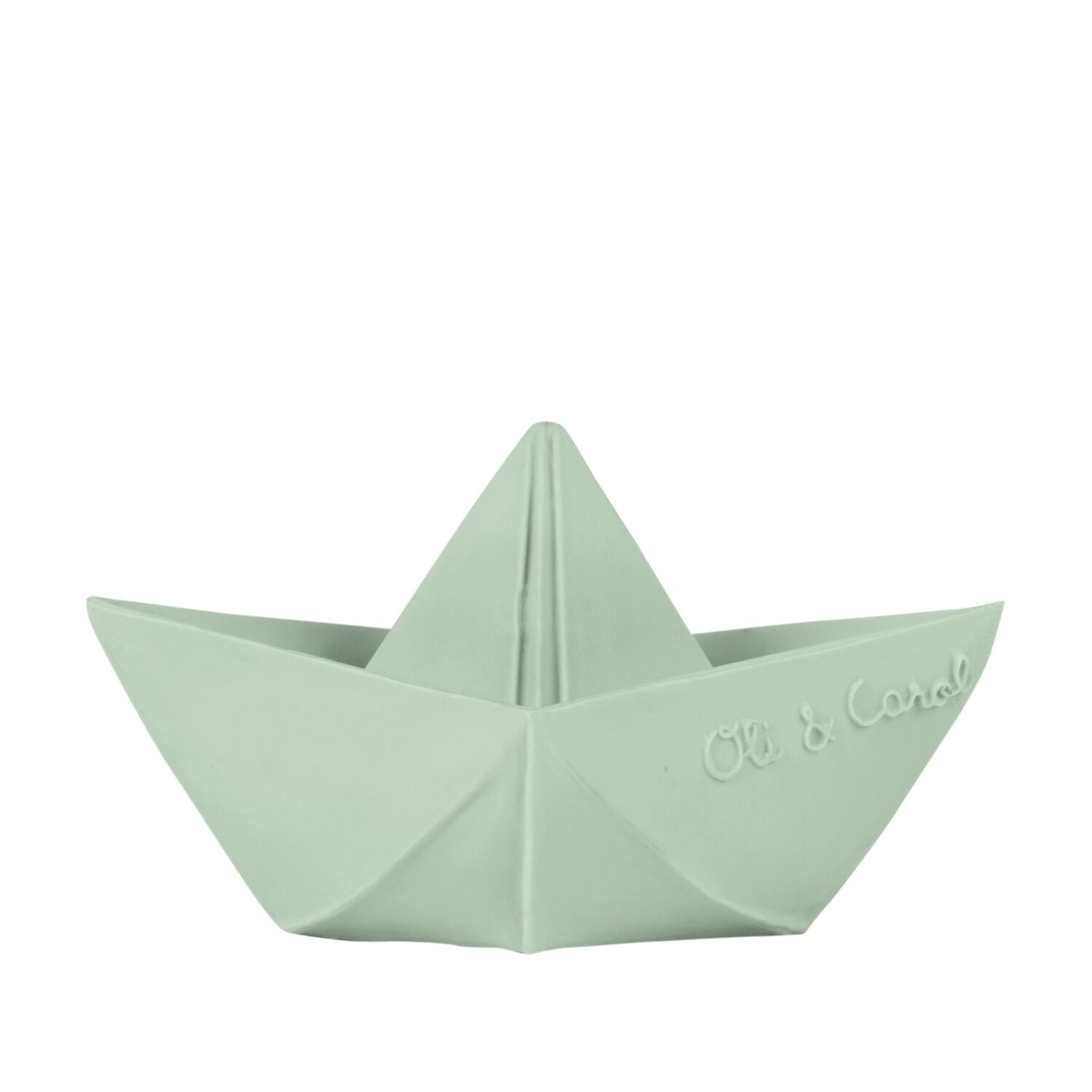 Jouet de Bain Bateau Origami Menthe Oli & Carol