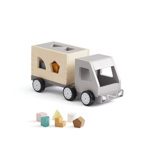 Kids Concept Camion à formes Aiden en bois