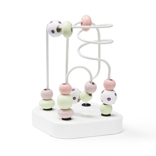 Kids Concept Mini Jeu de Perles Edvin Blanc