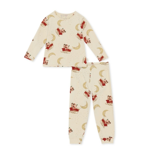 Konges Slojd Pyjama de Noël Enfant - Père Noël 18 mois