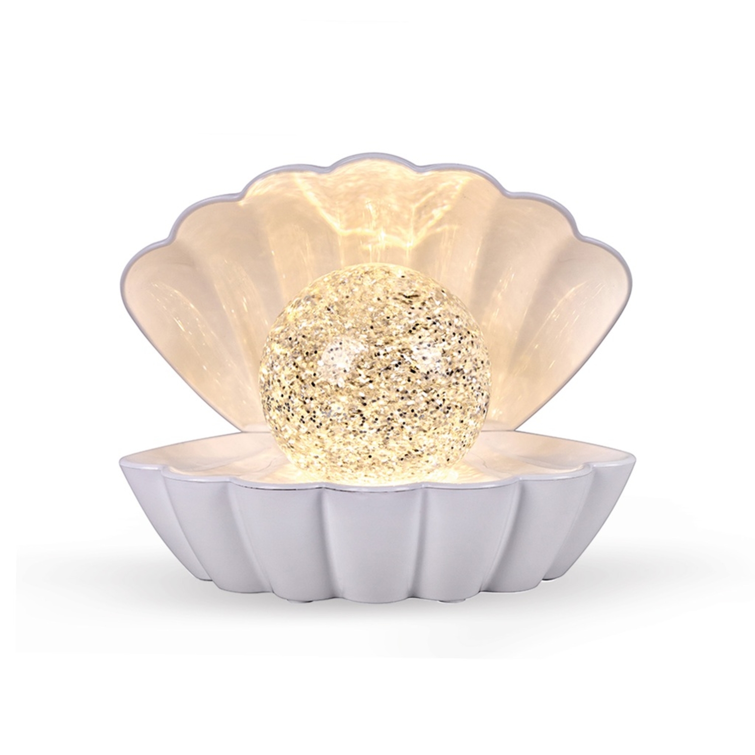 Lampe Coquillage Coki Décorative Blanche Mate Opjet