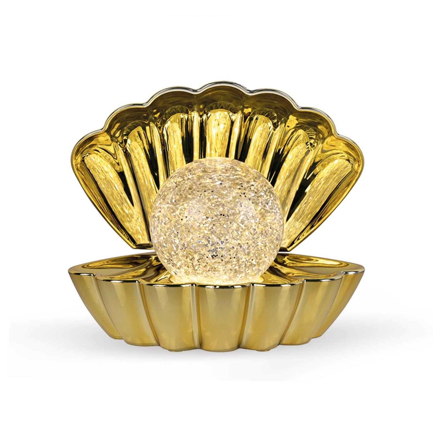 Lampe Coquillage Coki Décorative Doré Brillante Opjet