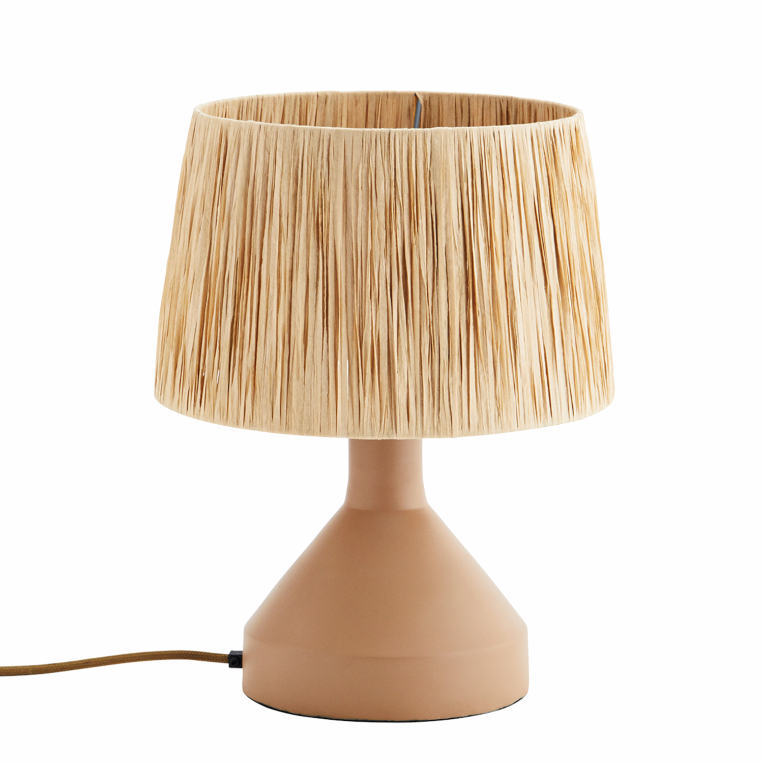 Lampe en Raphia Beige Madam Stoltz