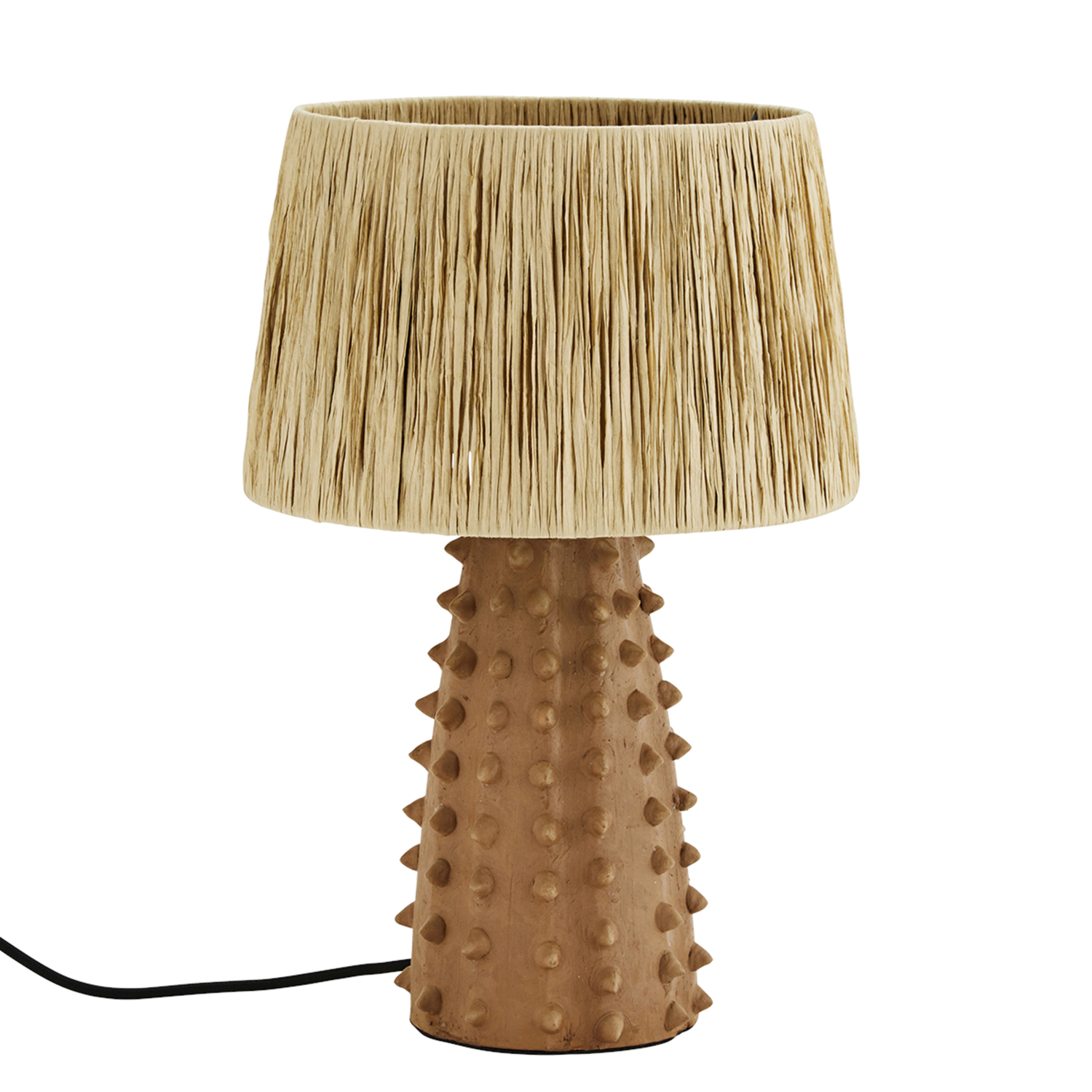 Lampe en Raphia Picot Madam Stoltz