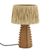 Lampe en Raphia Picot Madam Stoltz