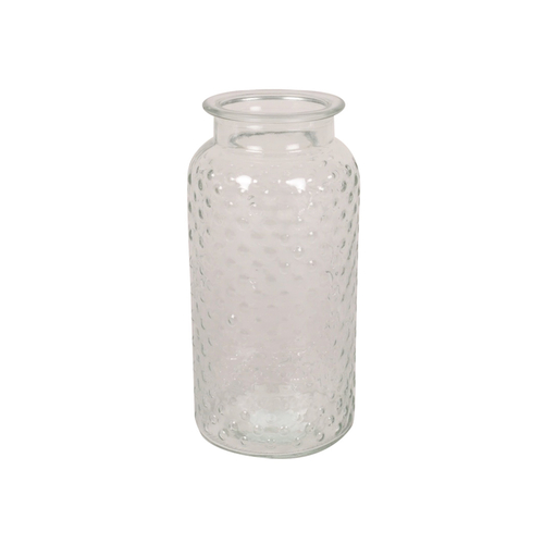 Le Comptoir Vase en verre (H.25 cm) Transparent à Pois