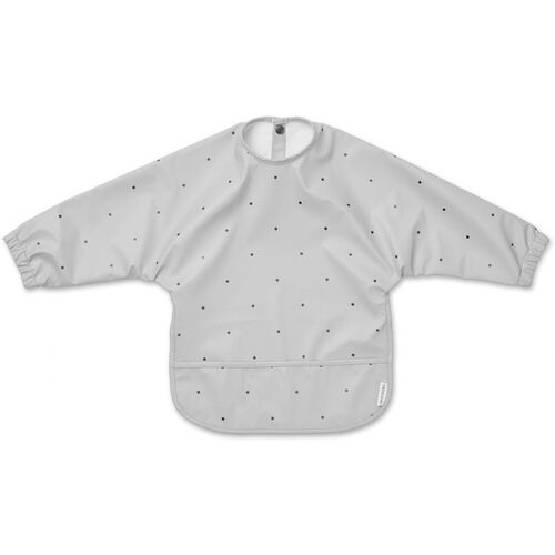 Liewood Bavoir Manches Longues Merle Classic Dot Dumbo Grey