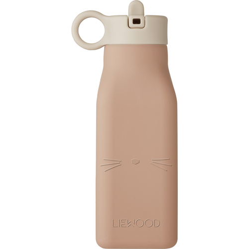 Liewood Bouteille en silicone Warren Chat Rose