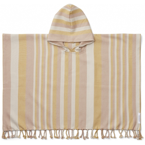 Liewood Poncho Roomie Peach / Sandy / Mellow Yellow 1-2 ans