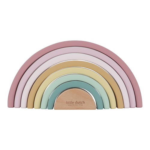 Little Dutch Arc-en-Ciel en bois Fairy Garden Bleu