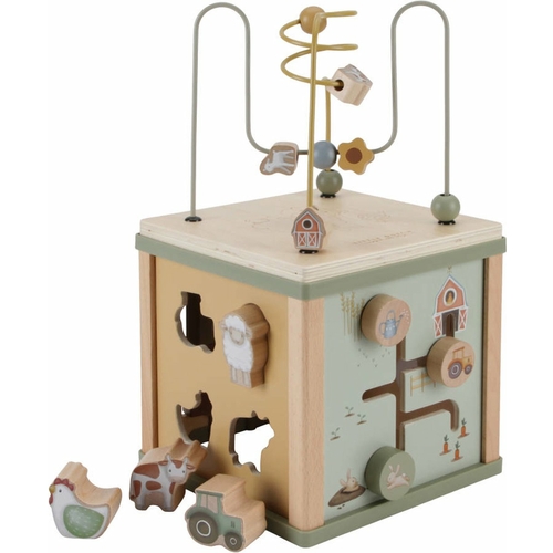 Little Dutch Cube d'activités en bois Little Farm