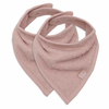 Lot de 2 bavoirs bandanas en éponge Wild Rose Jollein