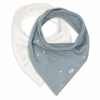 Lot de 2 bavoirs bandanas Sea Green Jollein