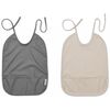 Lot de 2 Bavoirs Lai Sable / Gris Anthracite Liewood