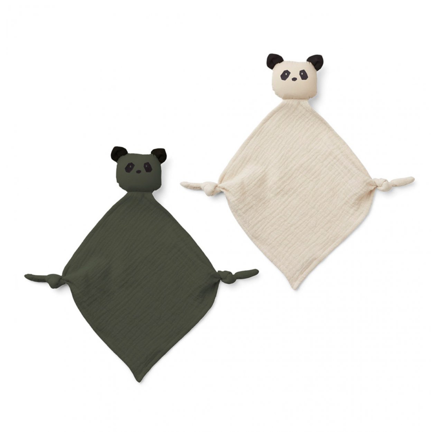 Lot de 2 Doudous Yoko Hunter Green / Sandy Mix Liewood