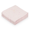 Lot de 2 langes Étoile Rose CamCam