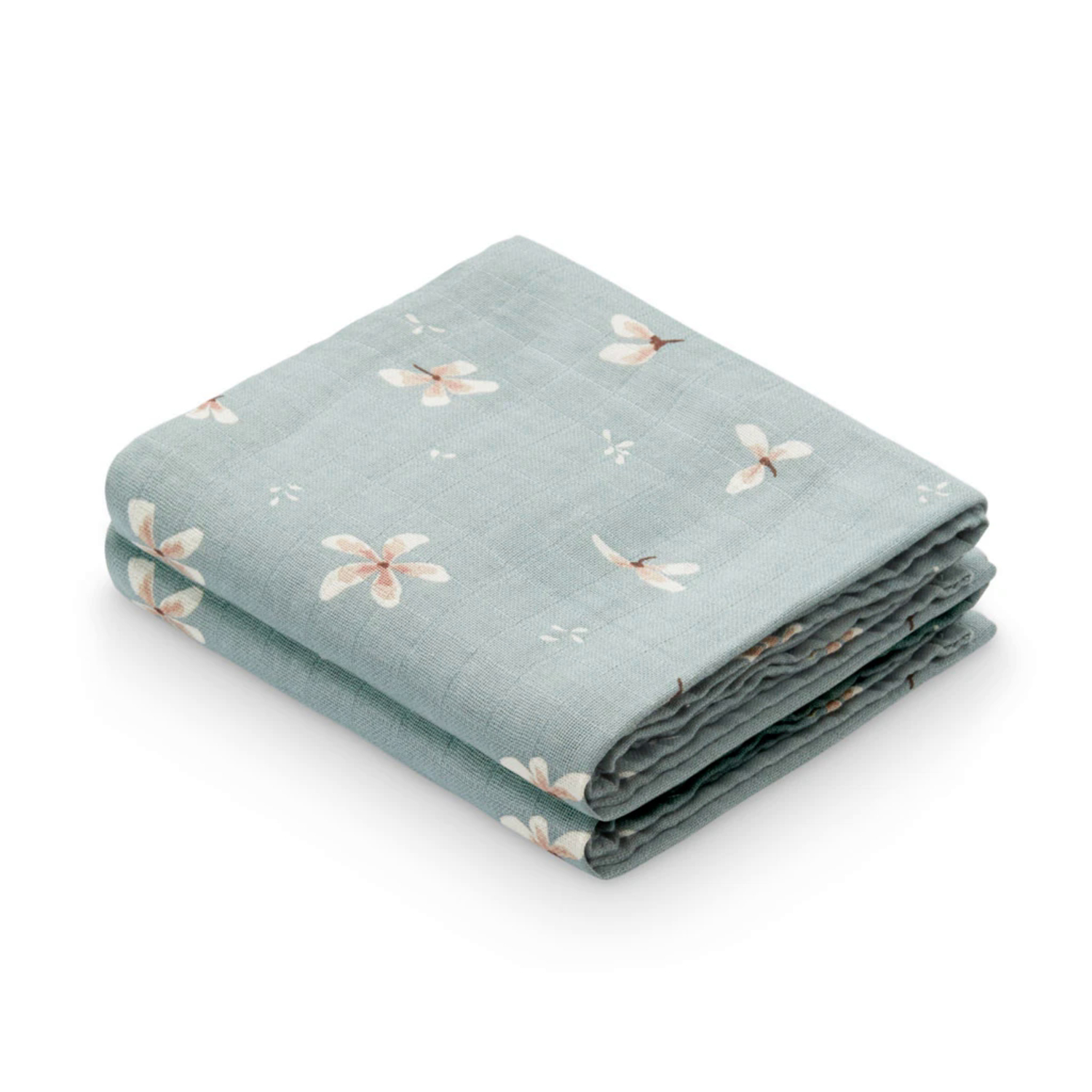 Lot de 2 langes Windflower Bleu CamCam