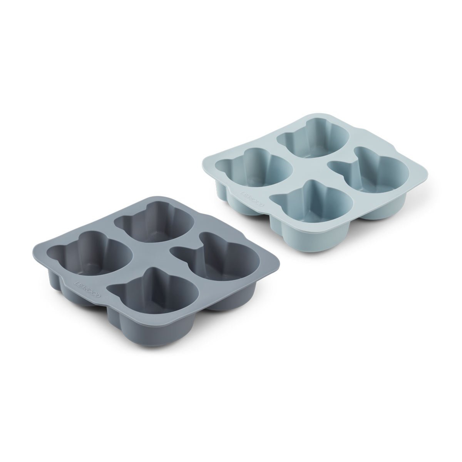 Lot de 2 mini Moules à Gâteaux Mariam Bleu Mix Liewood