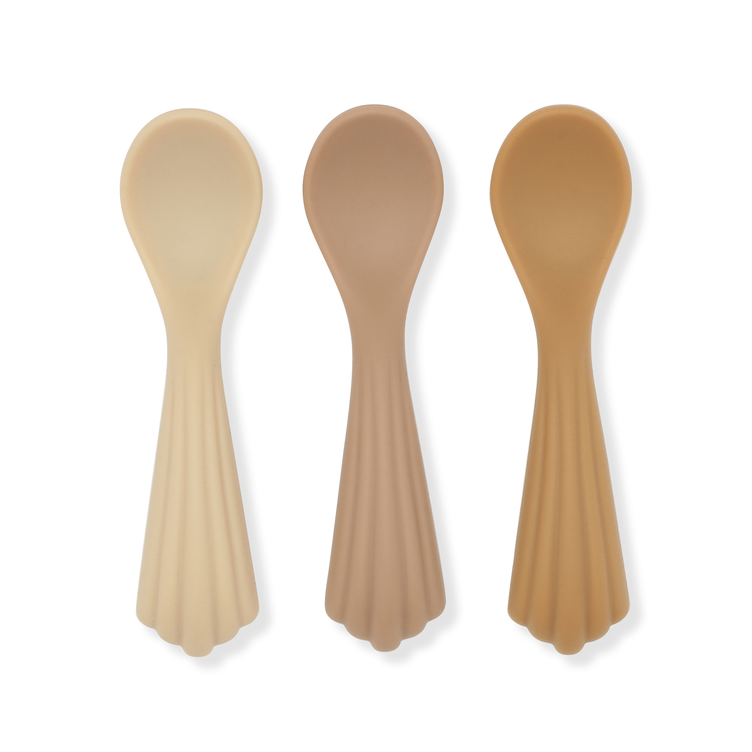 Lot de 3 Cuillères en Silicone Konges Slojd