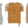 Lot de 3 Gants de Toilette Safari Mix Liewood