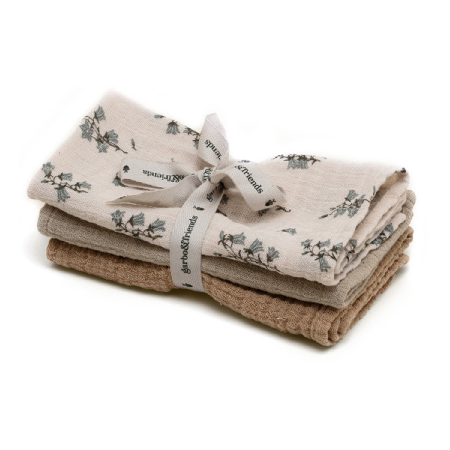 Lot de 3 Langes Bluebell Garbo and Friends