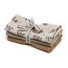 Lot de 3 Langes Bluebell Garbo and Friends