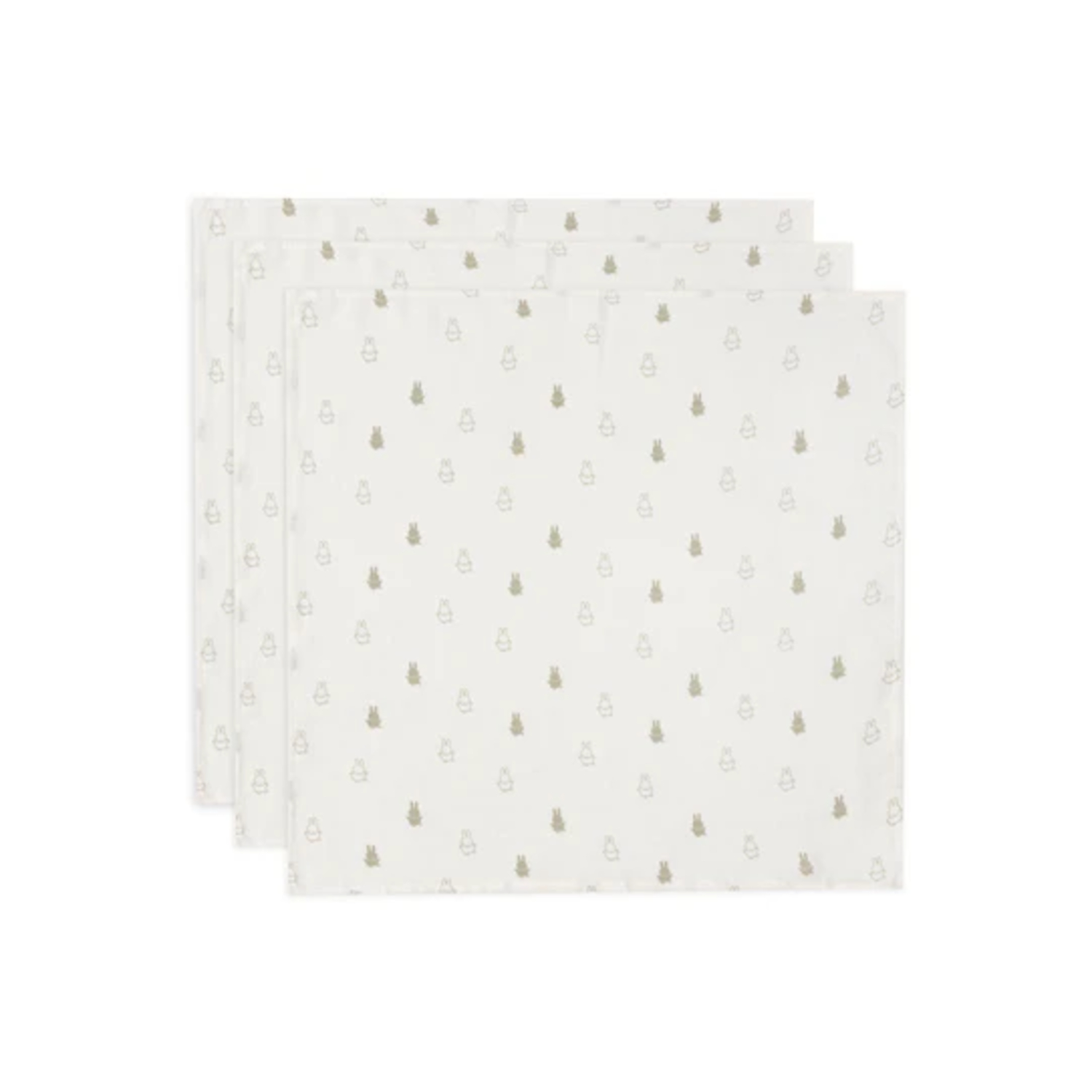 Lot de 3 langes en gaze de coton Miffy (70 x 70 cm) Jollein