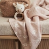 Lot de 3 langes en gaze de coton Twig Wild Rose (70 x 70 cm) Jollein