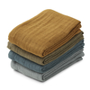 Lot de 4 Langes Leon Liewood