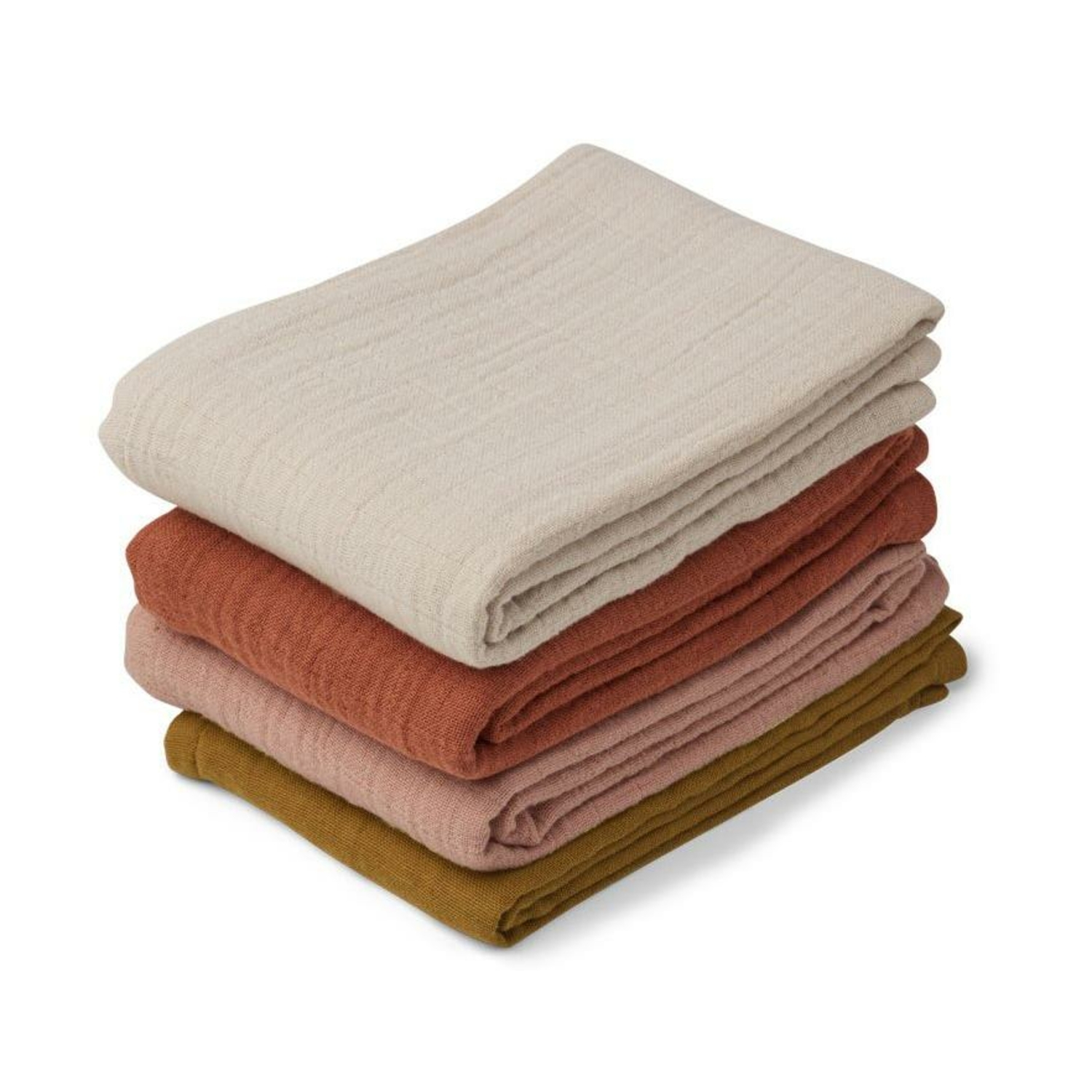Lot de 4 Langes Leon Rose Multi Mix Liewood