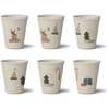Lot de 6 Gobelets Gertrud Holiday Liewood