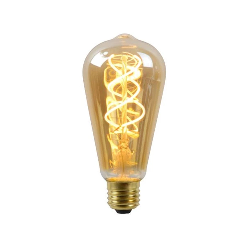 Lucide Ampoule filament Ambre (∅.6,4 cm) - 4,9W