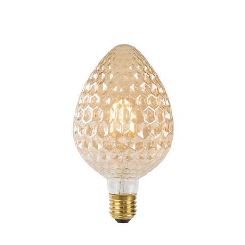 Lucide Ampoule filament Ambre Pineapple (∅.9,5 cm) - 6W