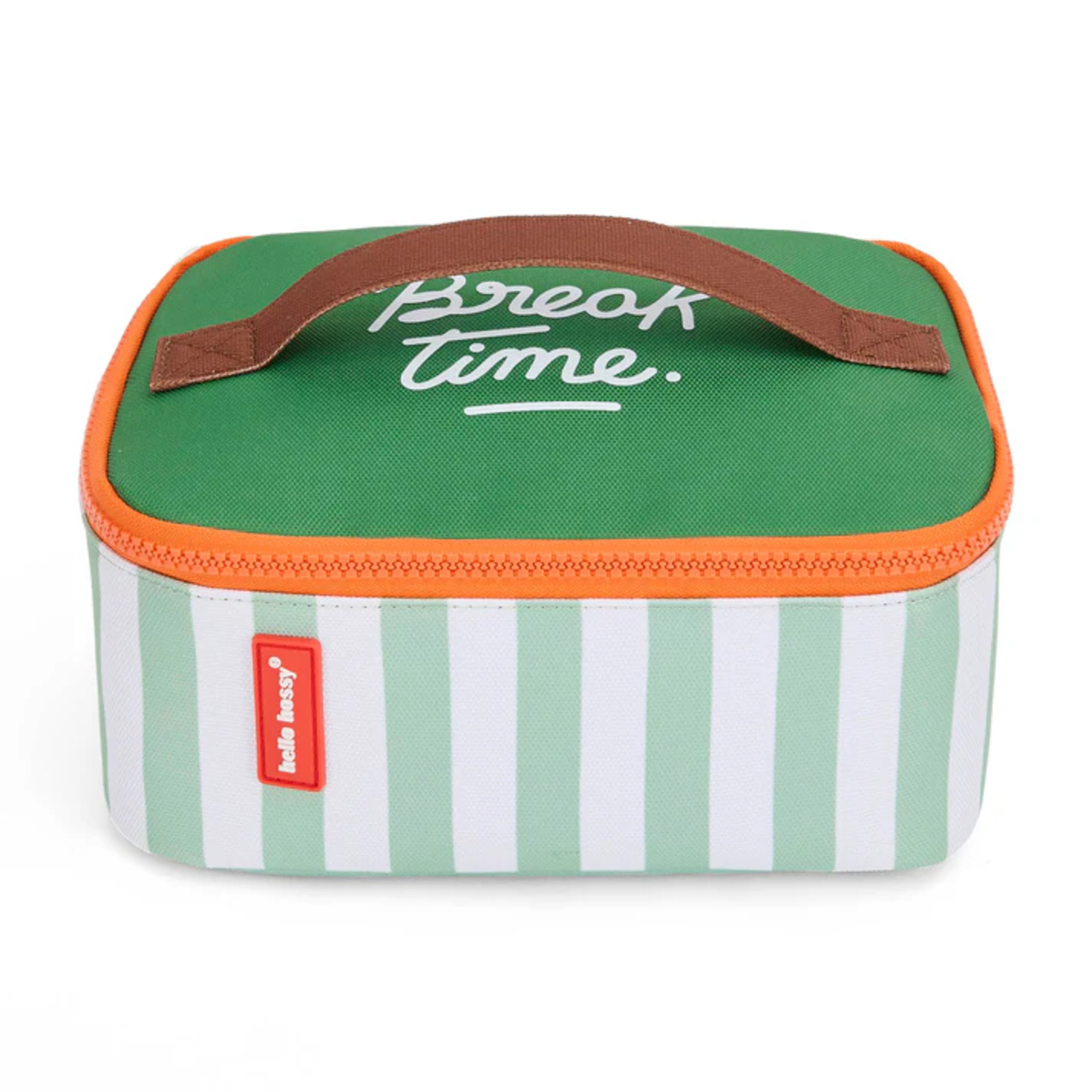 Lunch Bag Green Stripes Hello Hossy