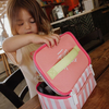 Lunch Bag Pink Stripes Hello Hossy