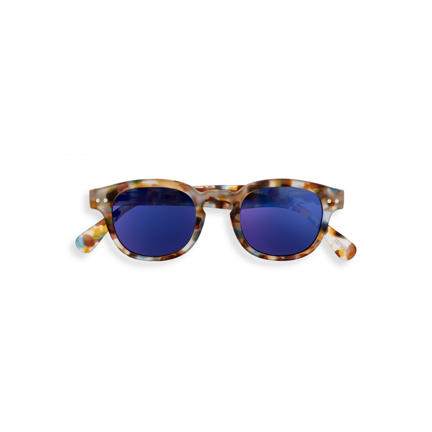 Lunettes Junior #C Blue Tortoise Mirror (5-10 ans) IZIPIZI