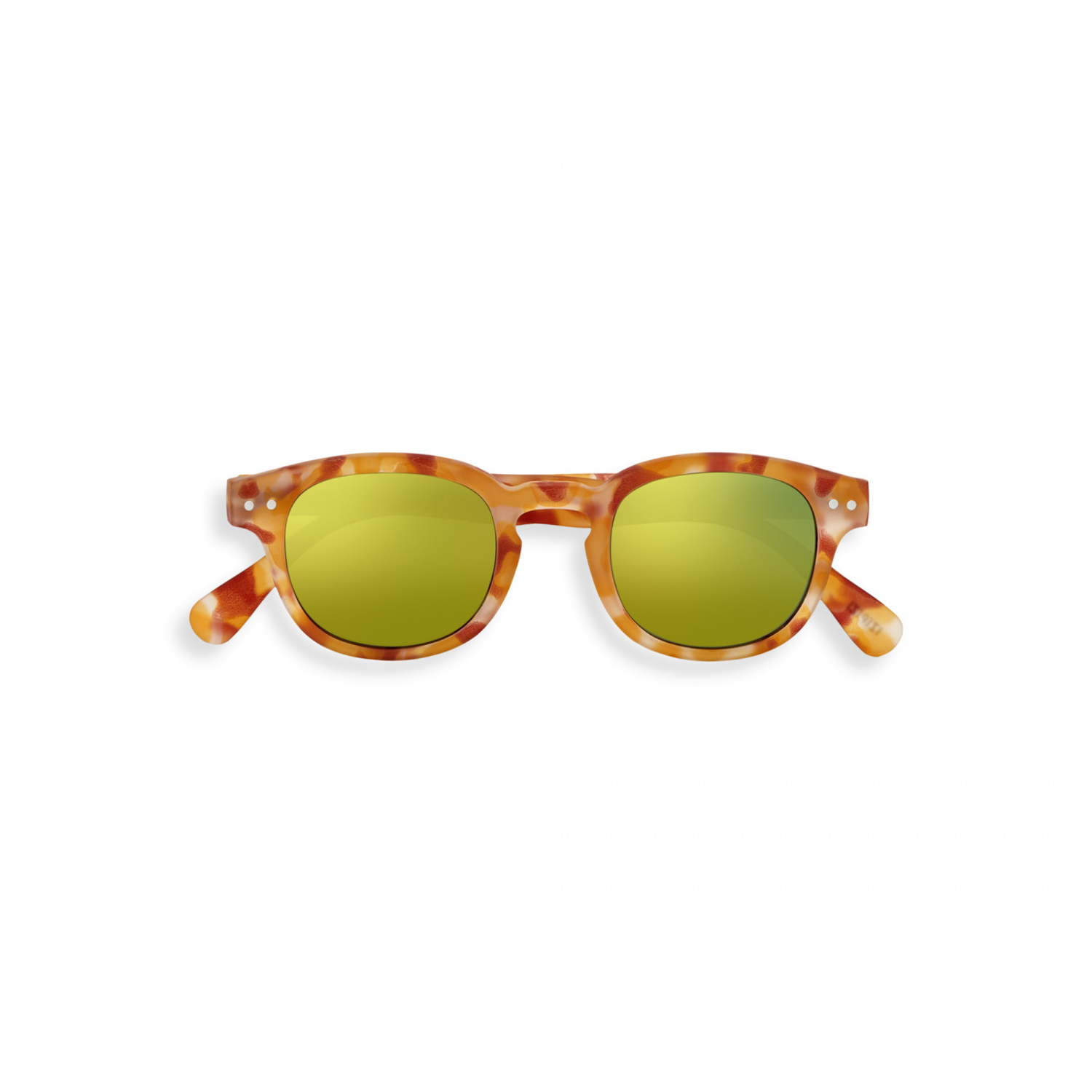LunettesJunior #E Yellow Tortoise Mirror (5-10 ans) IZIPIZI