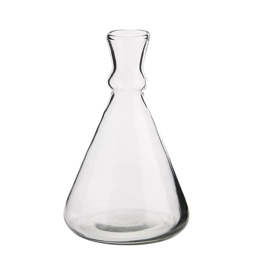 Madam Stoltz Vase en verre Entonnoir Transparent