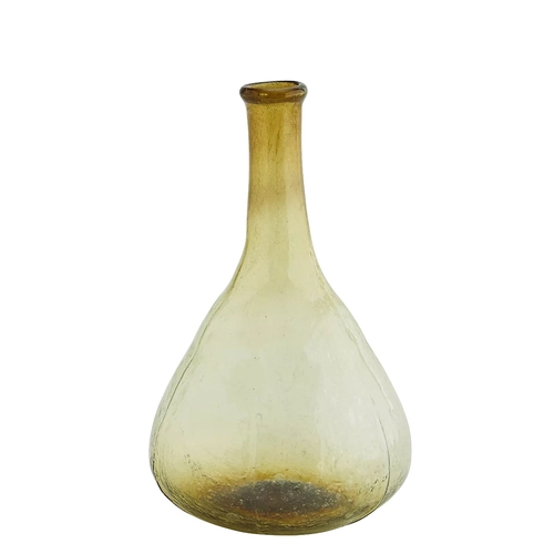 Madam Stoltz Vase en verre Entonnoir Vert Medium